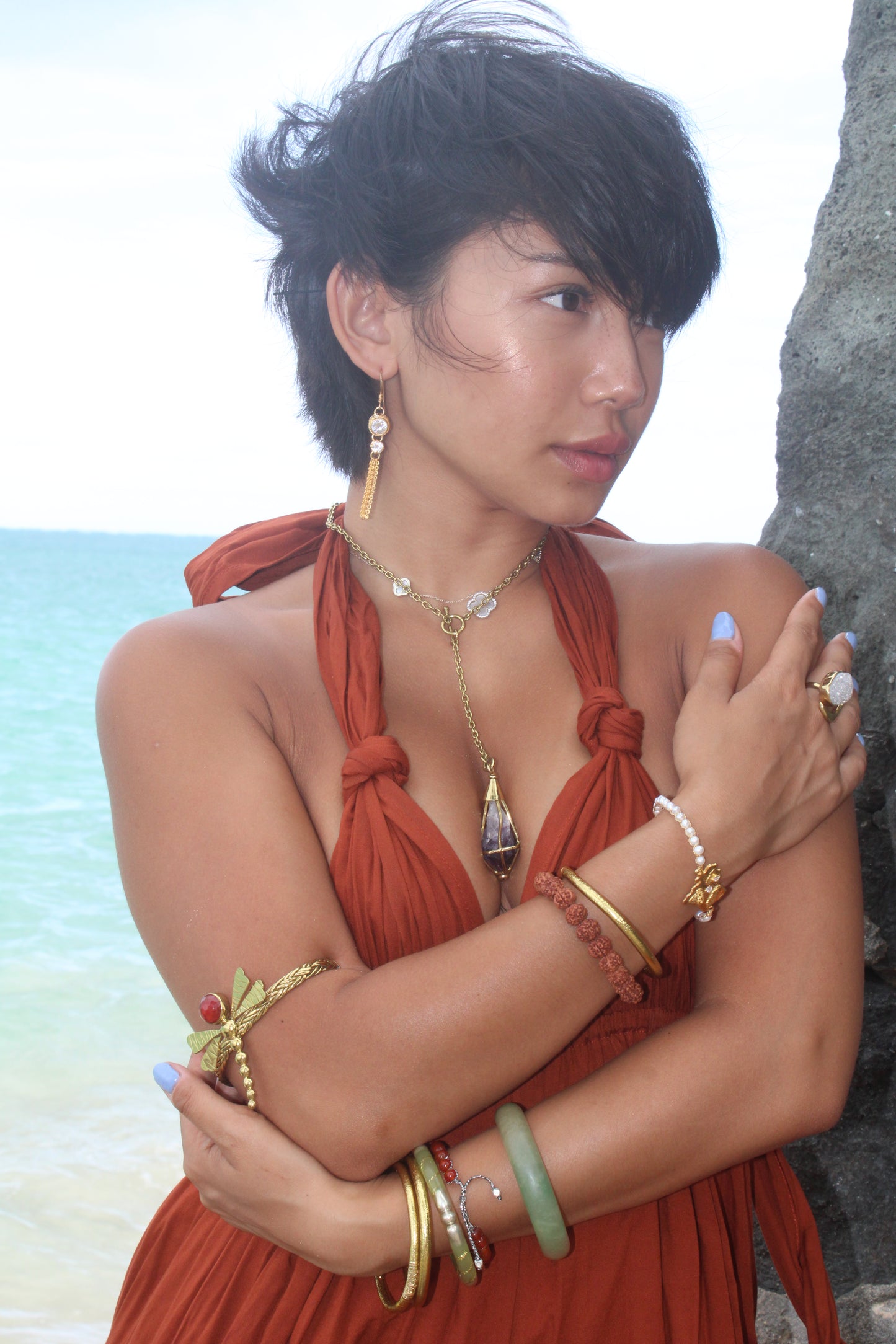 Earthfire Jumpsuit – Terracotta Glow