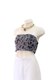 Bandeu Purple Leophard Top