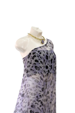 Ghost Leopard One Shoulder Kaftan