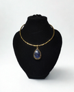Sunburst With Gold Brass Necklace