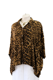 Golden Leopard Shirt Brown