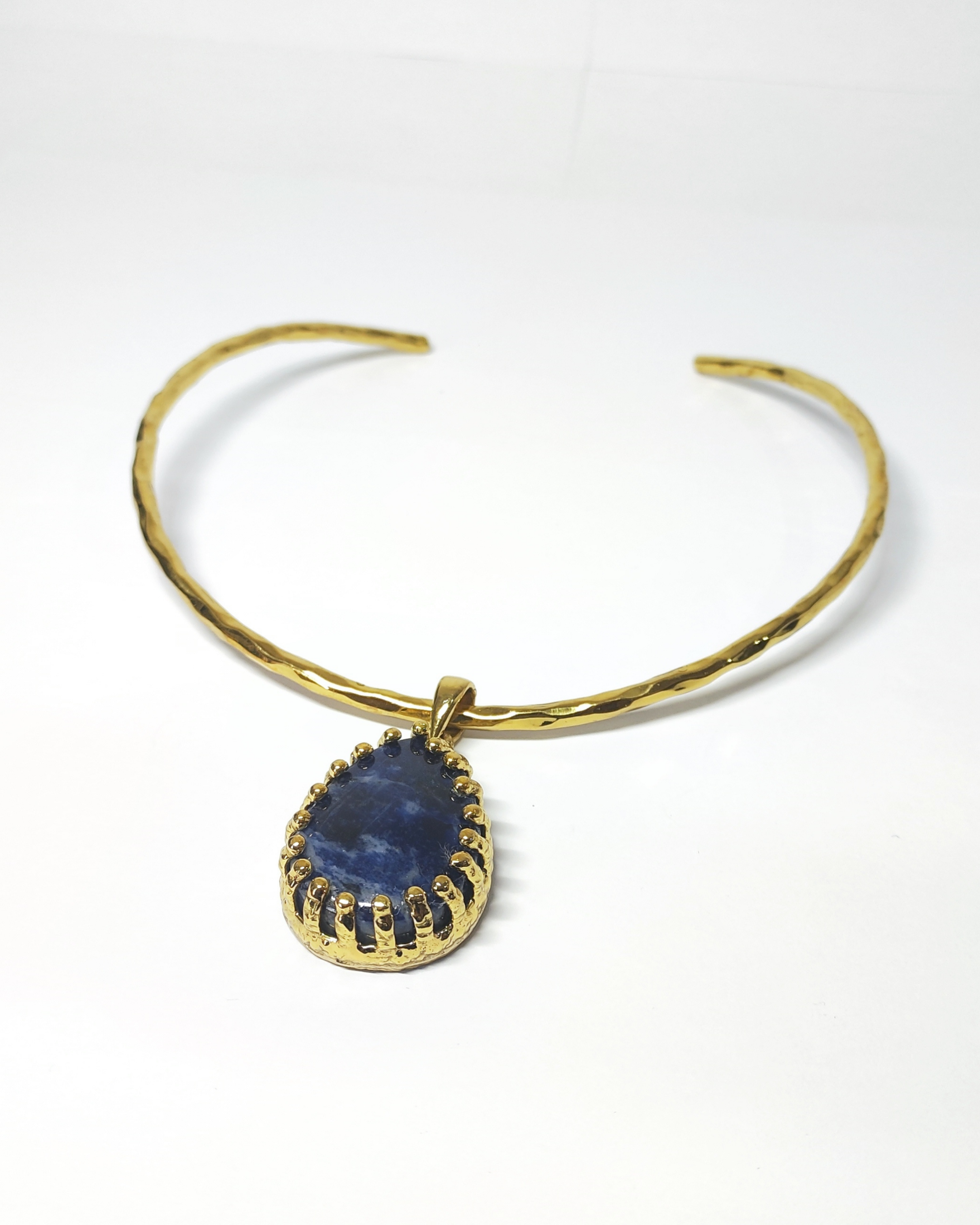 Sunburst With Gold Brass Necklace