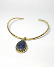 Sunburst With Gold Brass Necklace