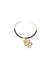 Snake Brass Choker Necklace