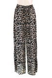 Leopard Shirt Set White