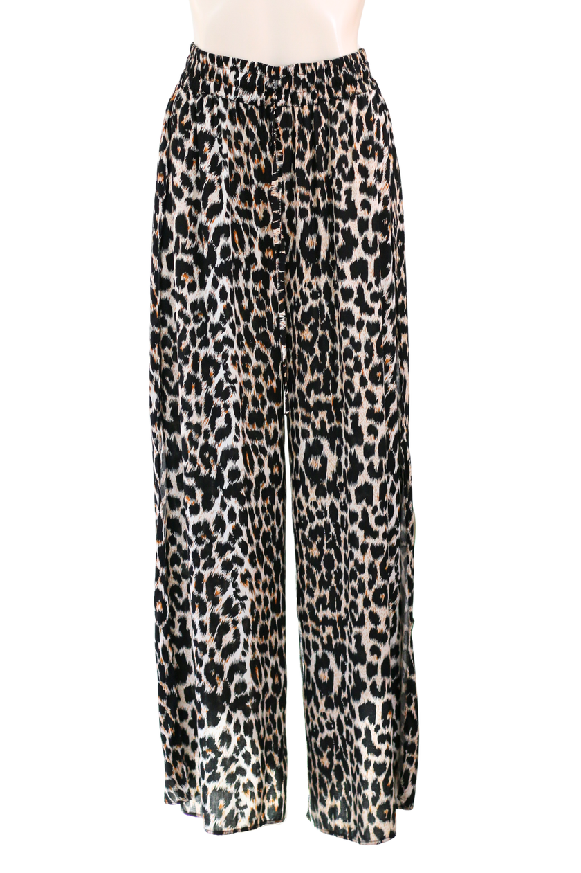 Leopard Shirt Set White