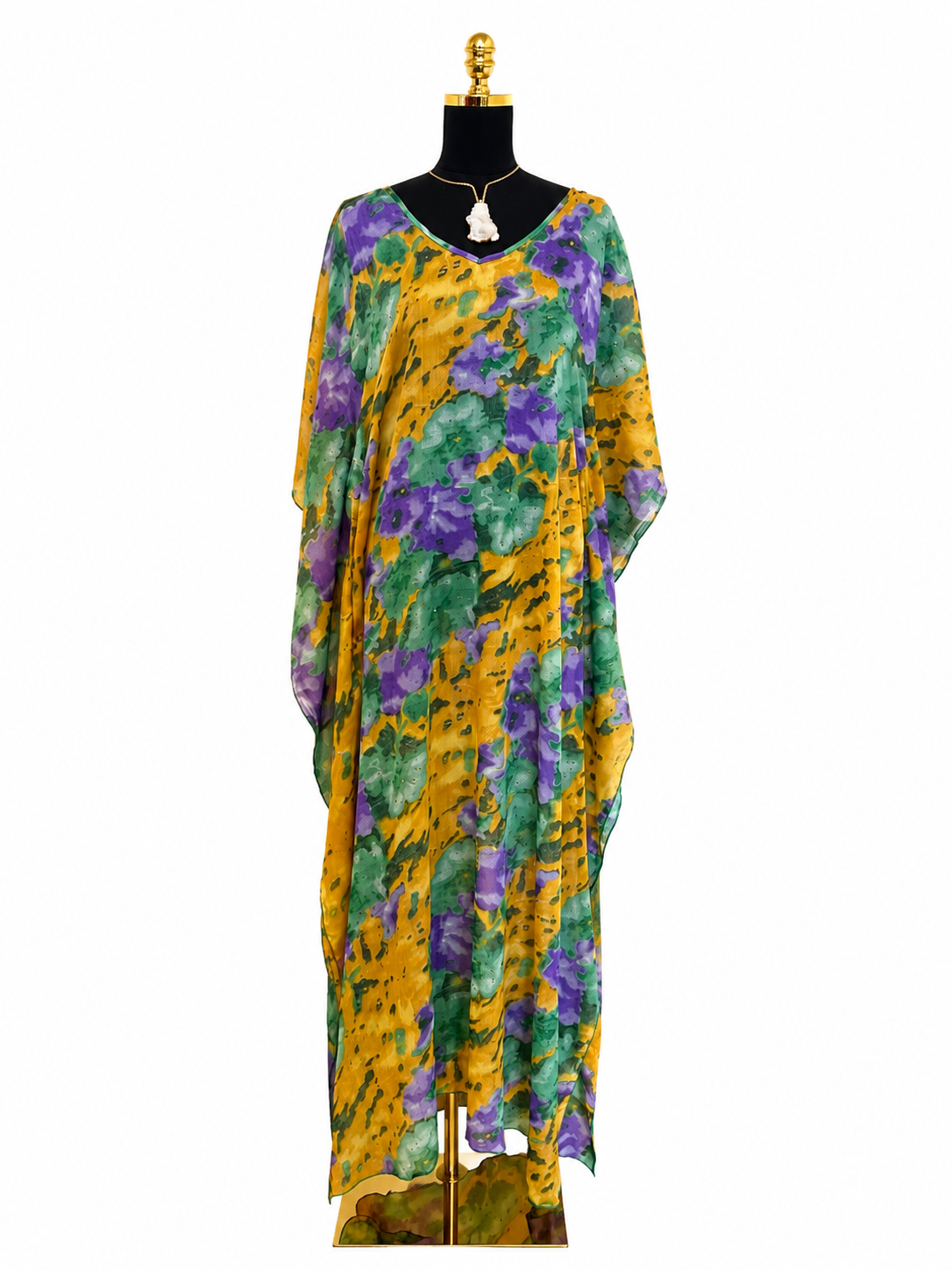 Isabella Collection Sheer Kaftan Dress