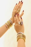 Surf bless bangles set 5pcs gold