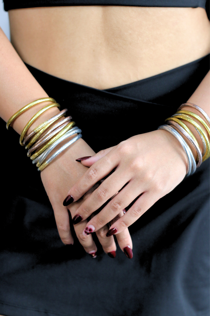 Surf bless bangles set 5pcs gold