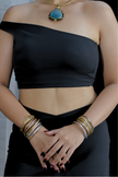 Surf bless bangles set 5pcs gold