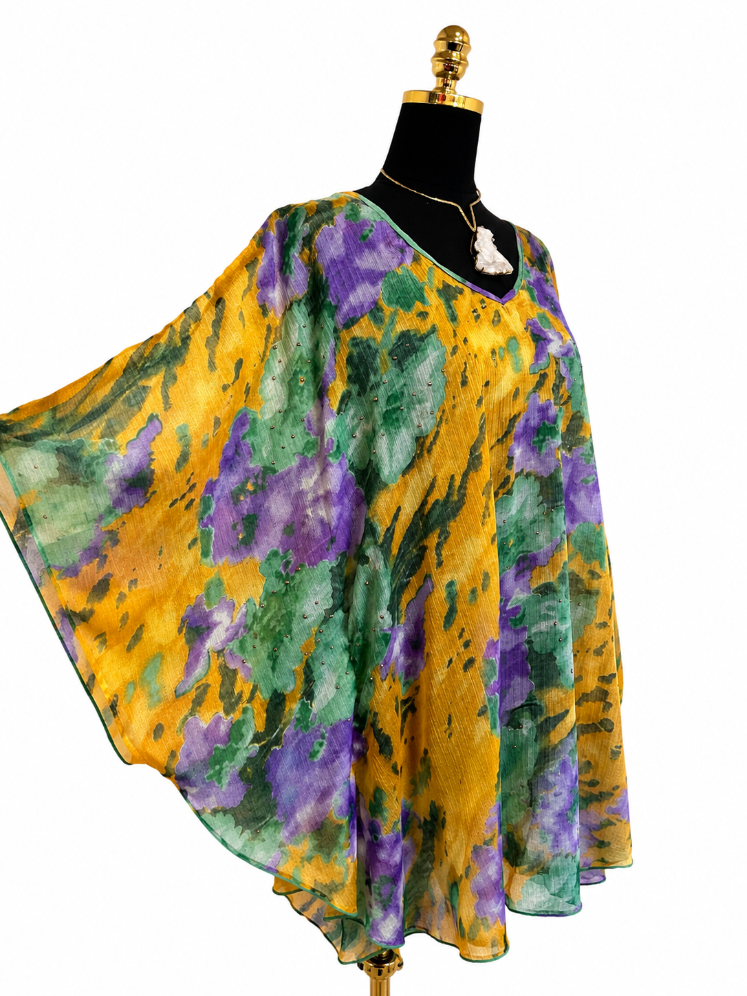 Isabella Collection Sheer Kaftan Dress