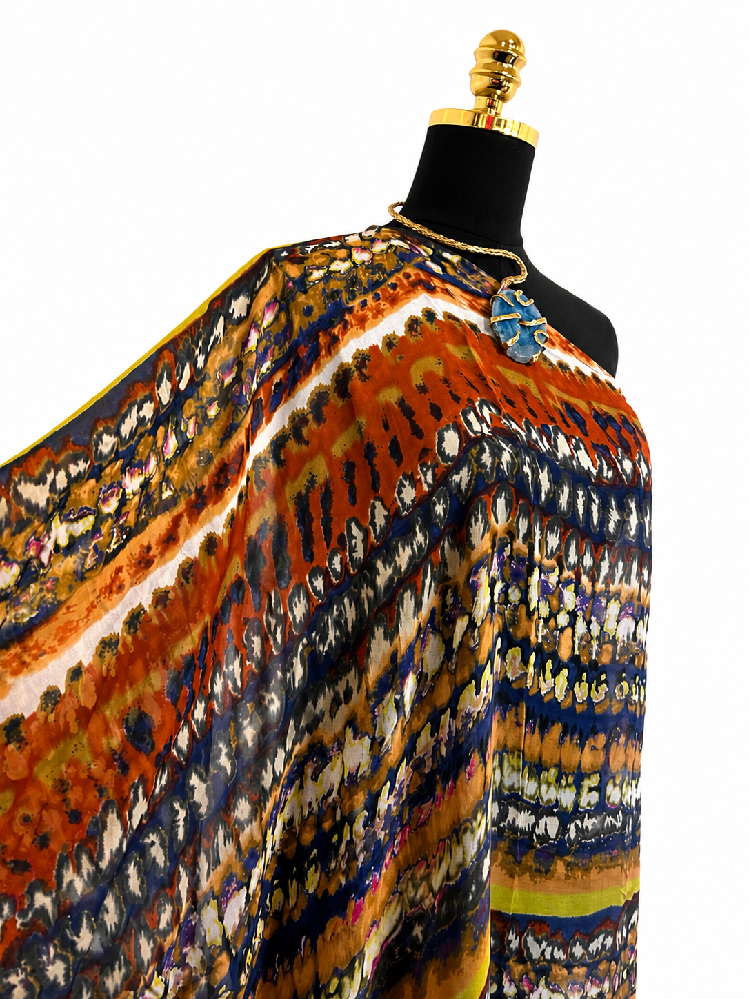 One Shoulder Kaftan Dress