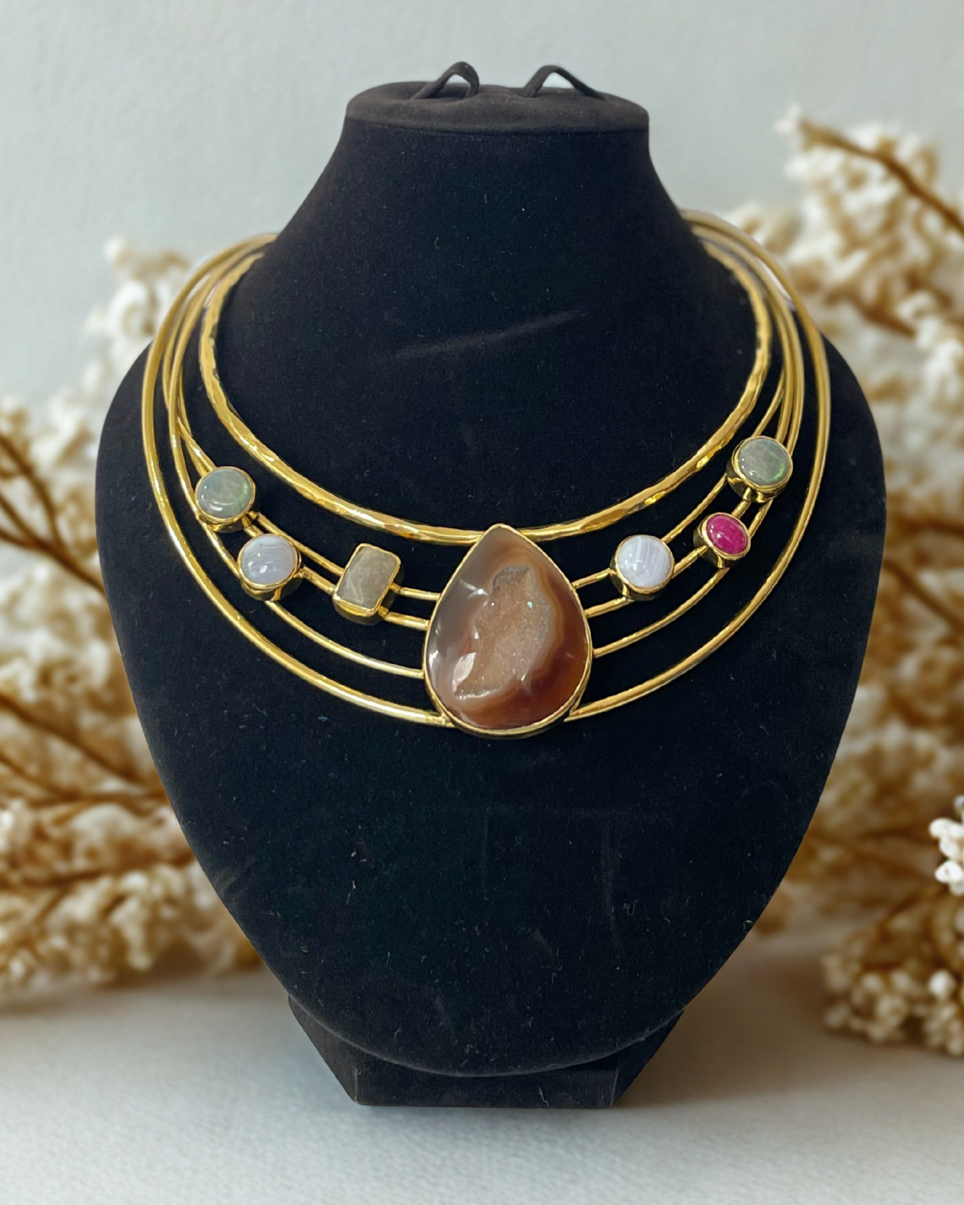 Brass Gemstone 8
