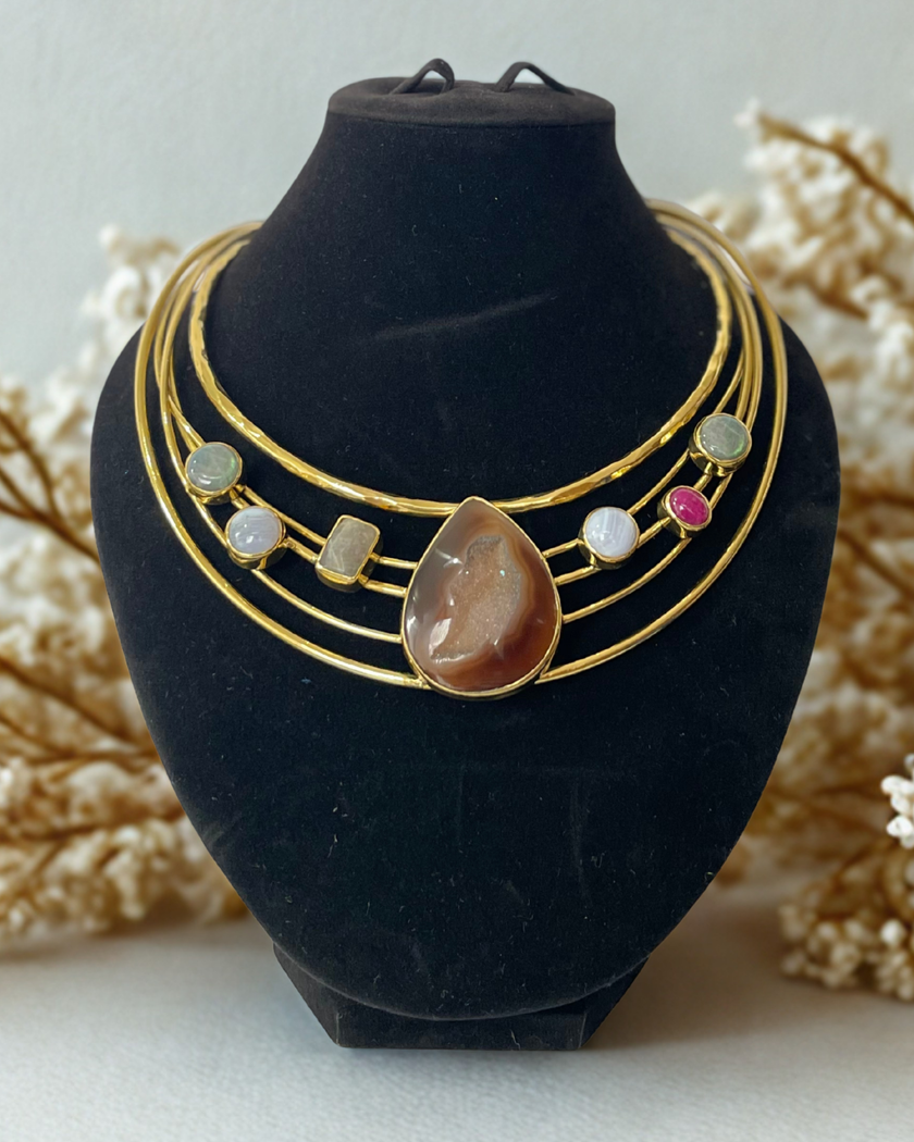 Brass Gemstone 8