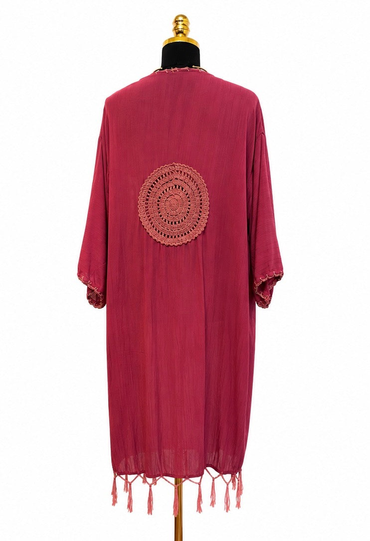Crochet Detail Cover-Up
