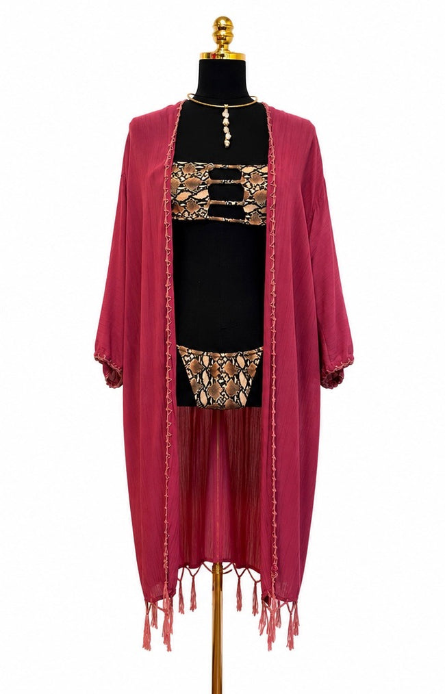 Crochet Detail Cover-Up