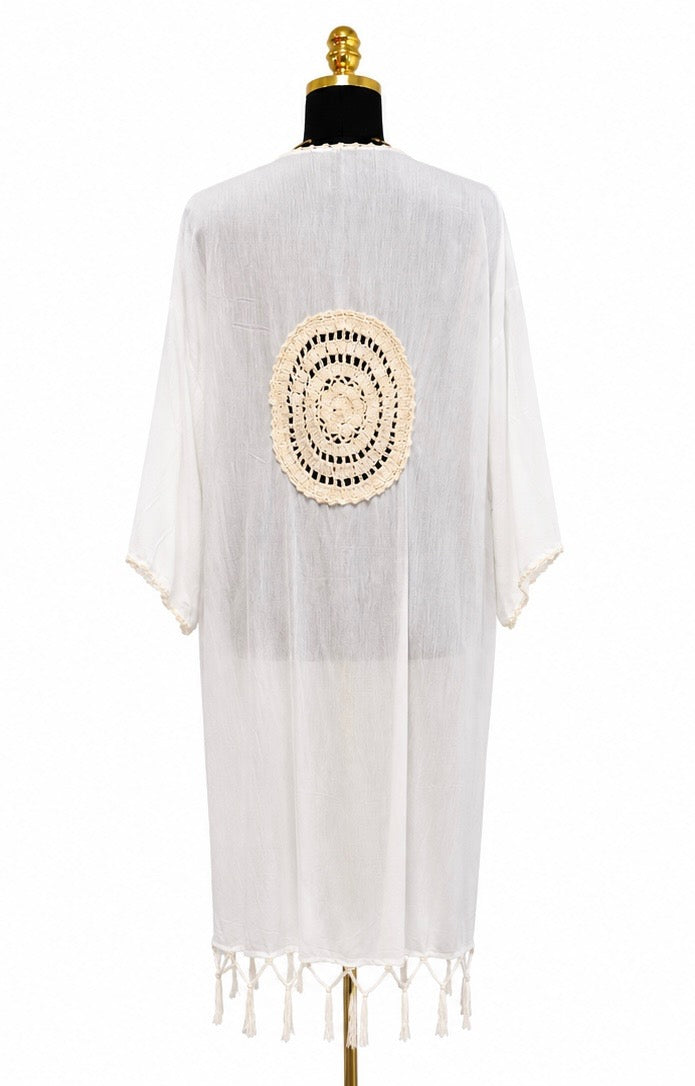 Crochet Detail Cover-Up