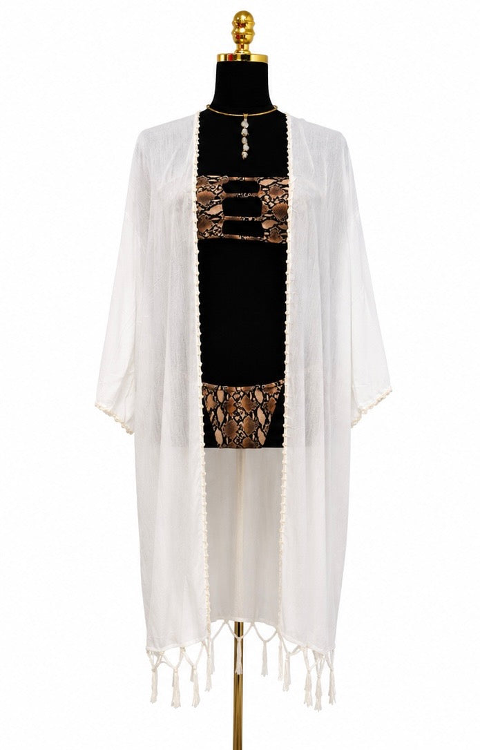 Crochet Detail Cover-Up