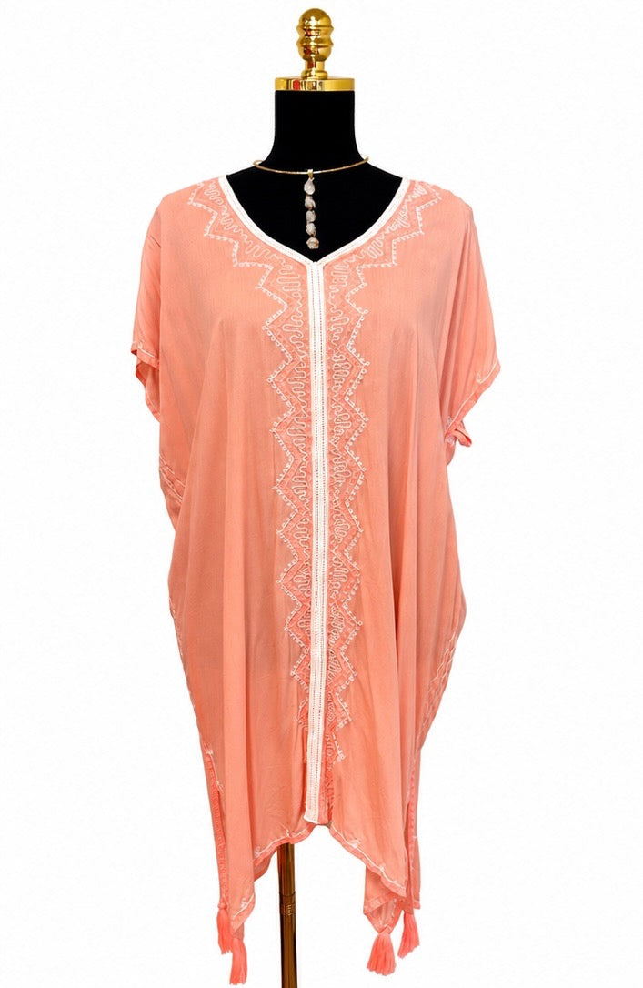 Coral Pink Cover-Up