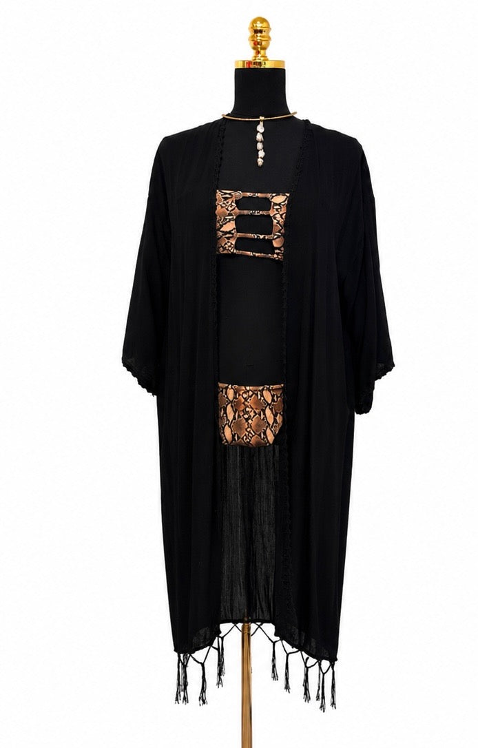Crochet Detail Cover-Up