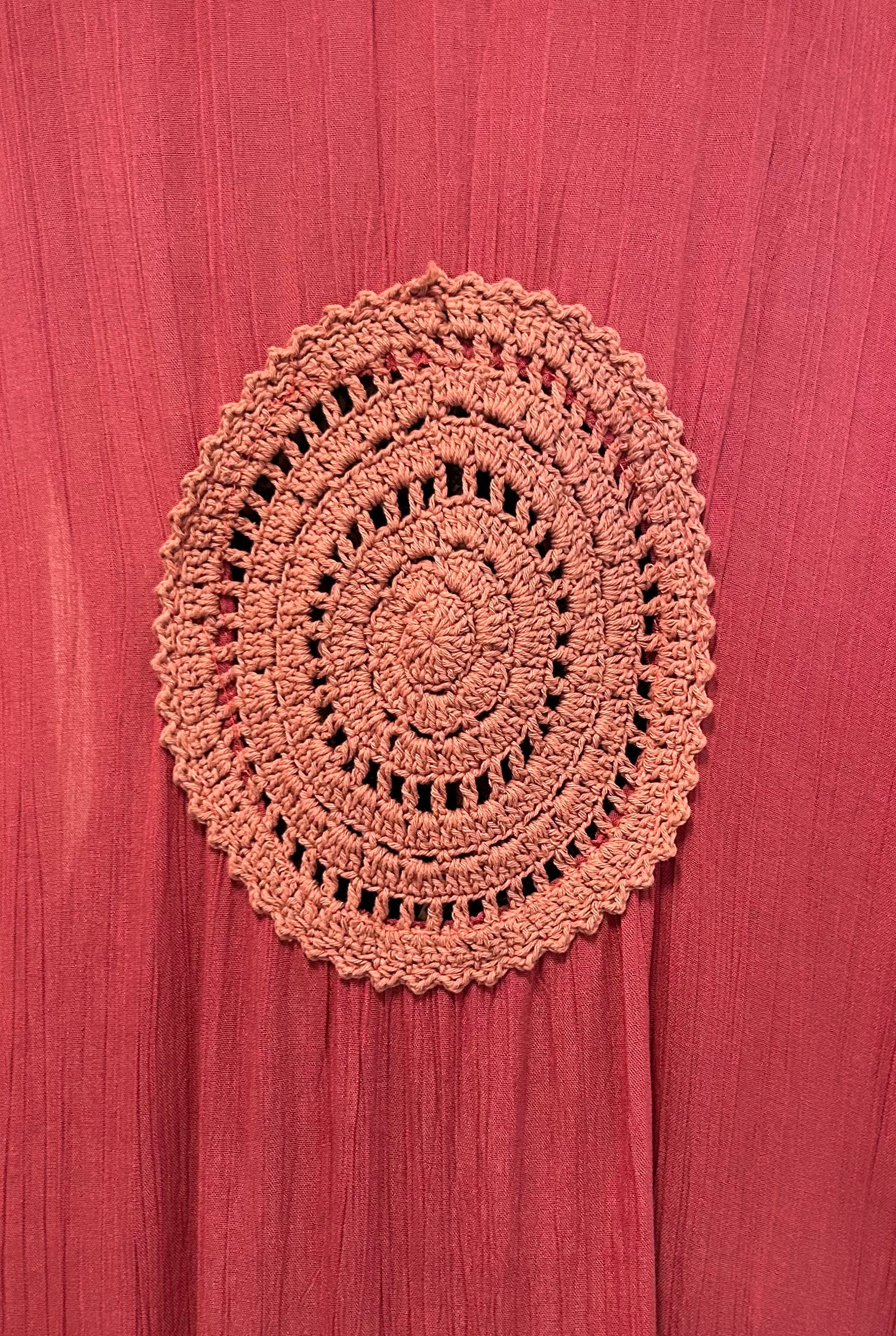 Crochet Detail Cover-Up