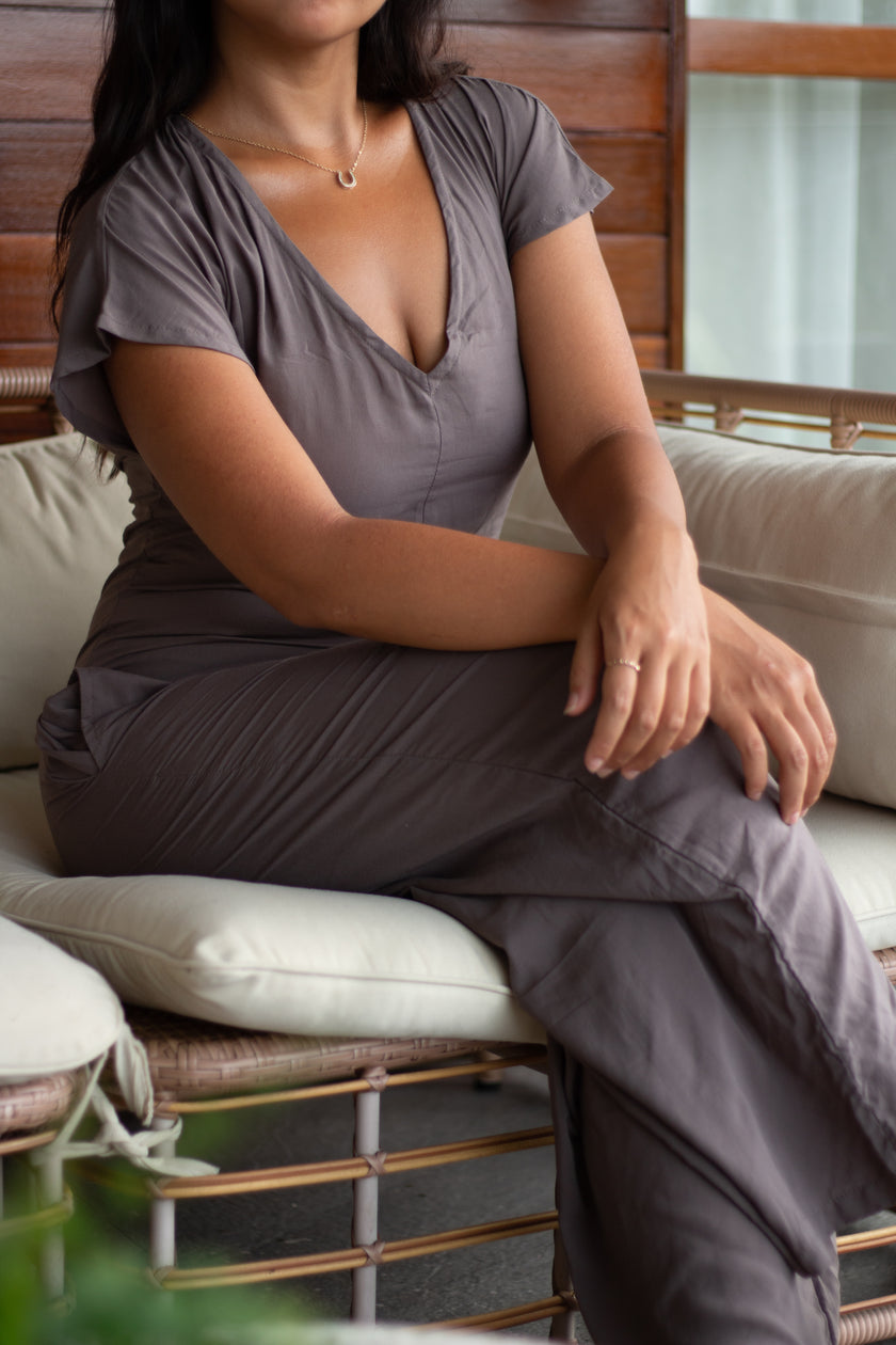 Shirt Long Jumpsuit