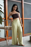 Basic Slit High Waist Pants