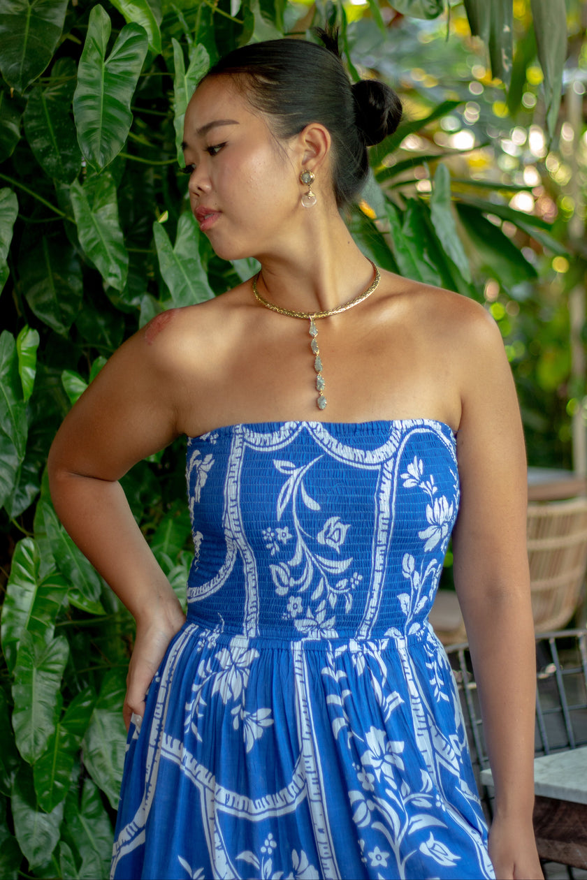 Ocean Garden Cut out Dress