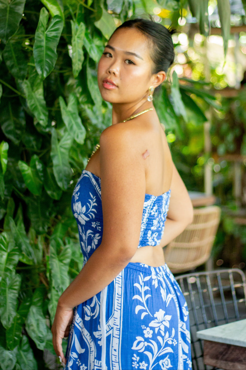 Ocean Garden Cut out Dress