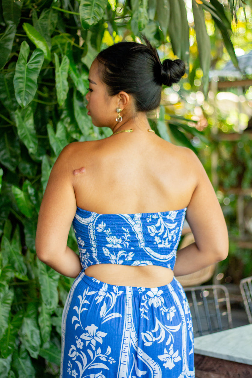 Ocean Garden Cut out Dress