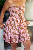 Floral Short Mini Dress