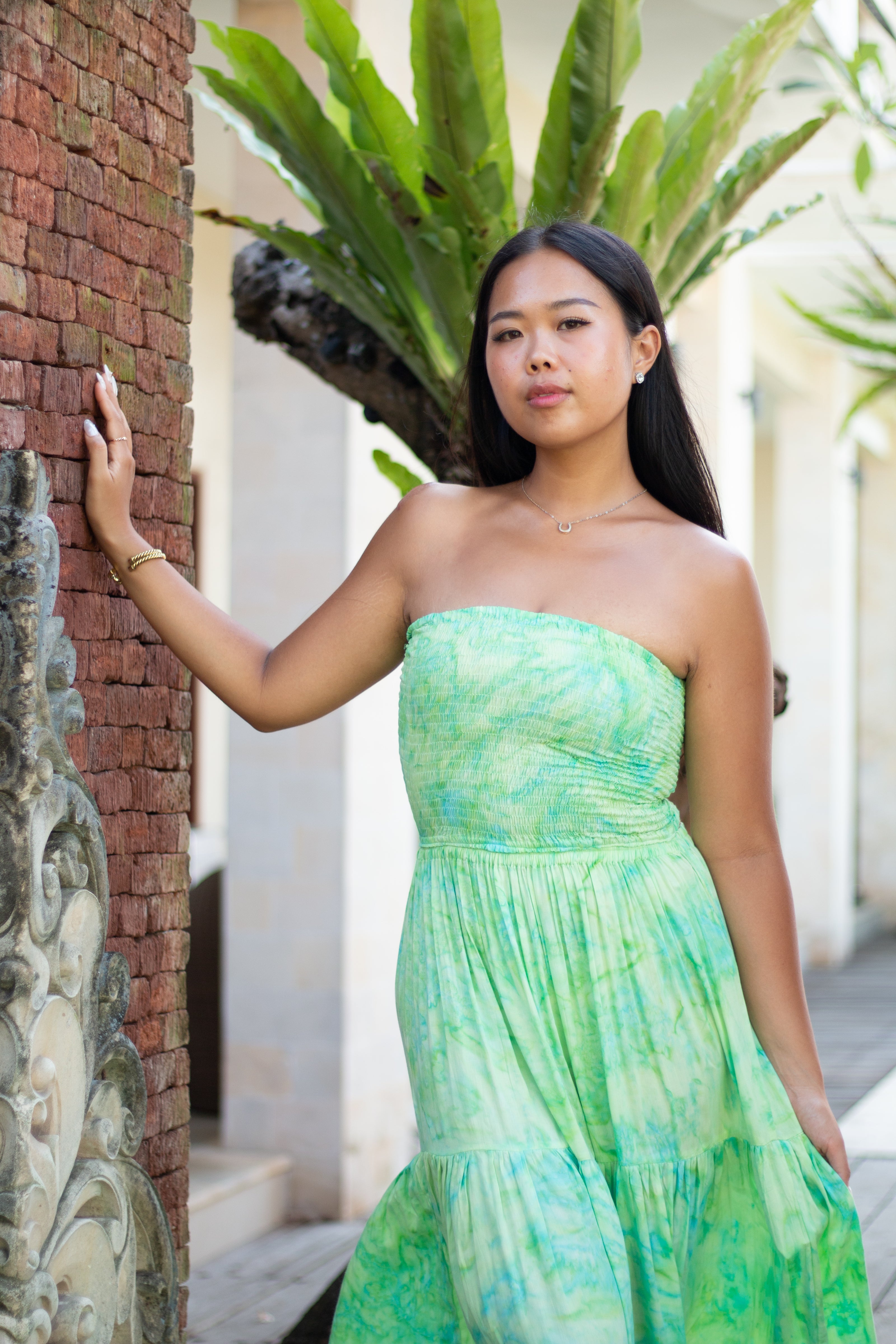 Turquoise Tube Dress