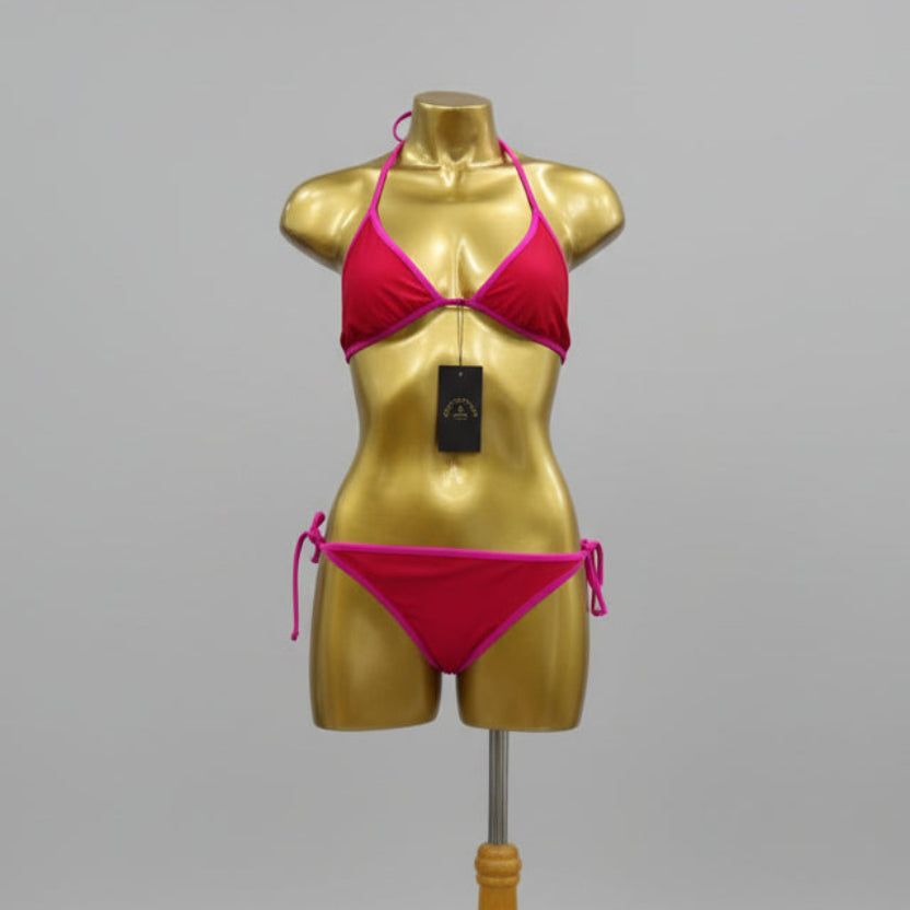 Red Pink Pipe Bikini