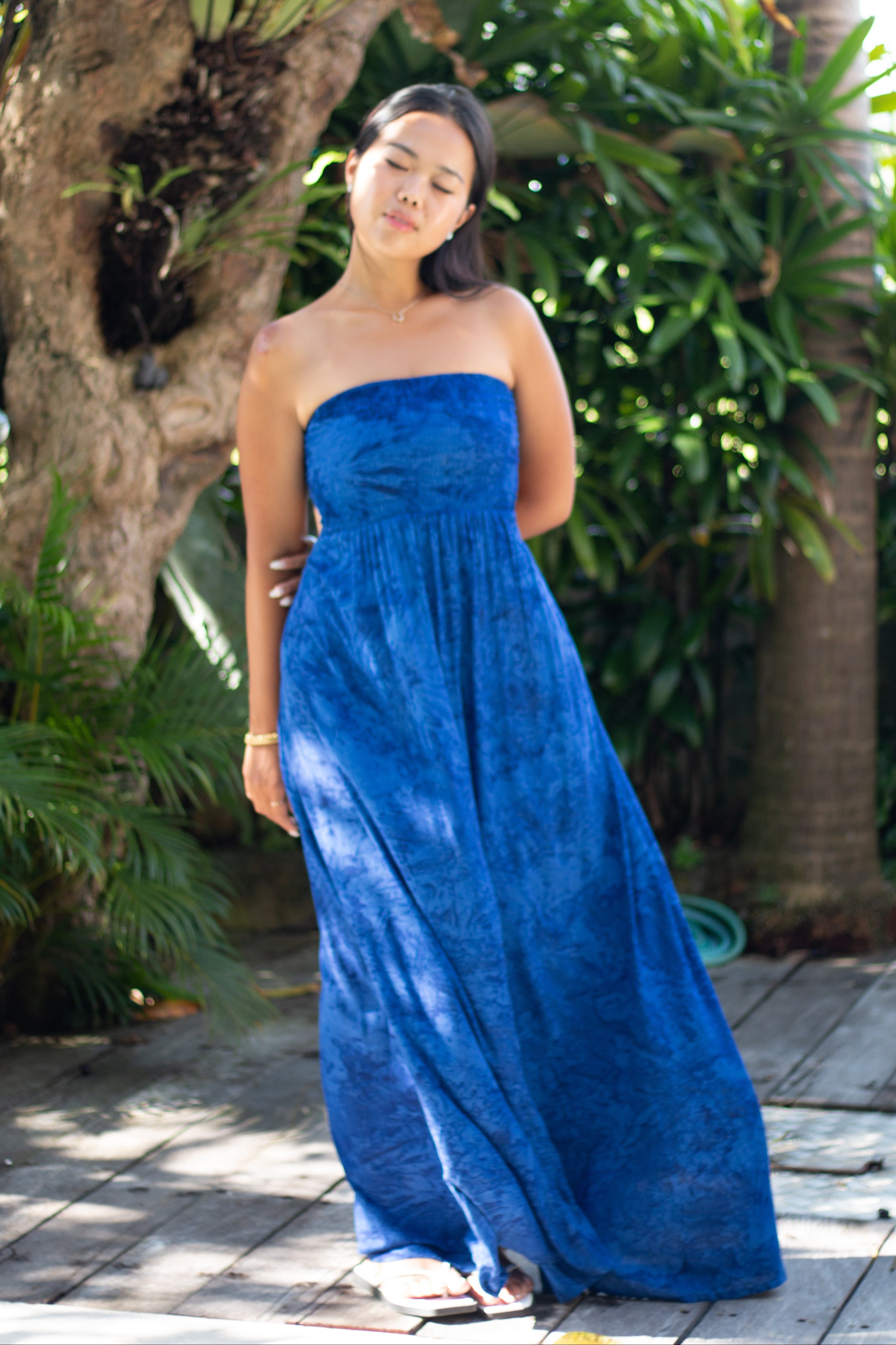 Deep Ocran Tube Dress