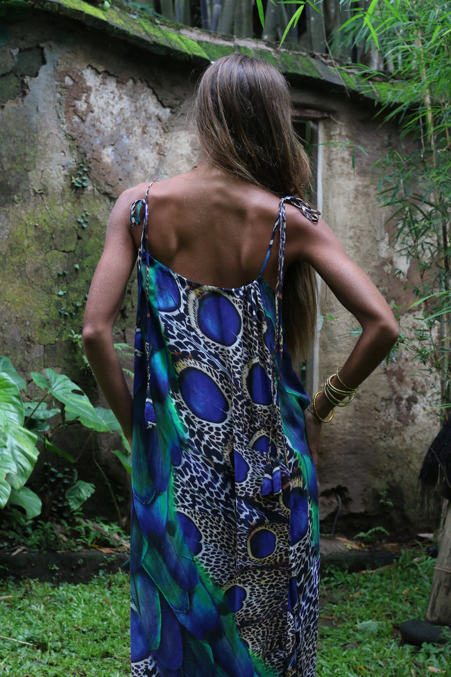 Peacock Maxi Dress