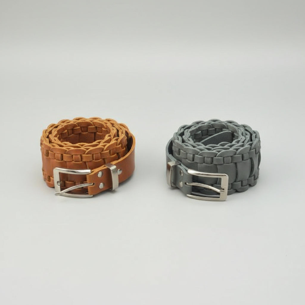 Braided Leather Belt