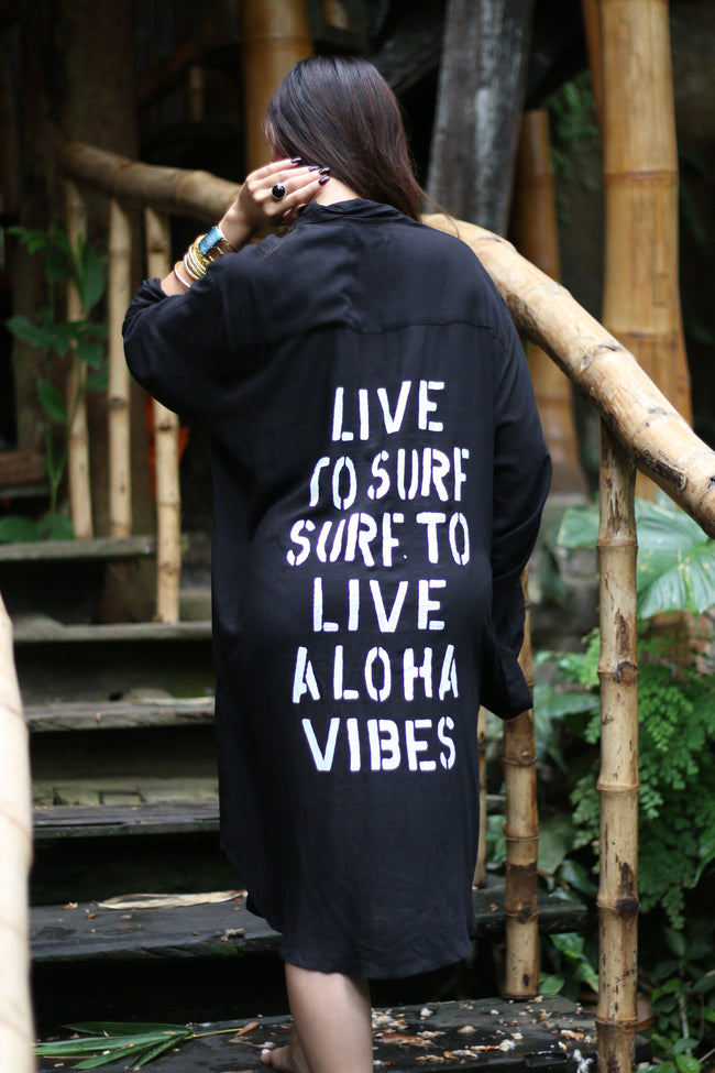 Aloha Vibes Shirt Dress