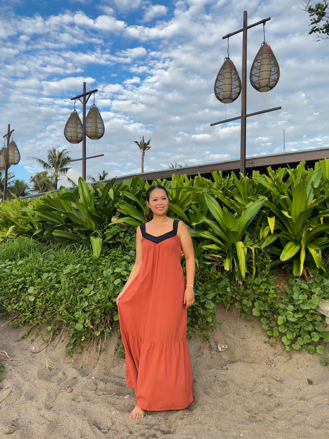 Terracotta Long Dress