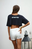 Jetsetter Crop Tee
