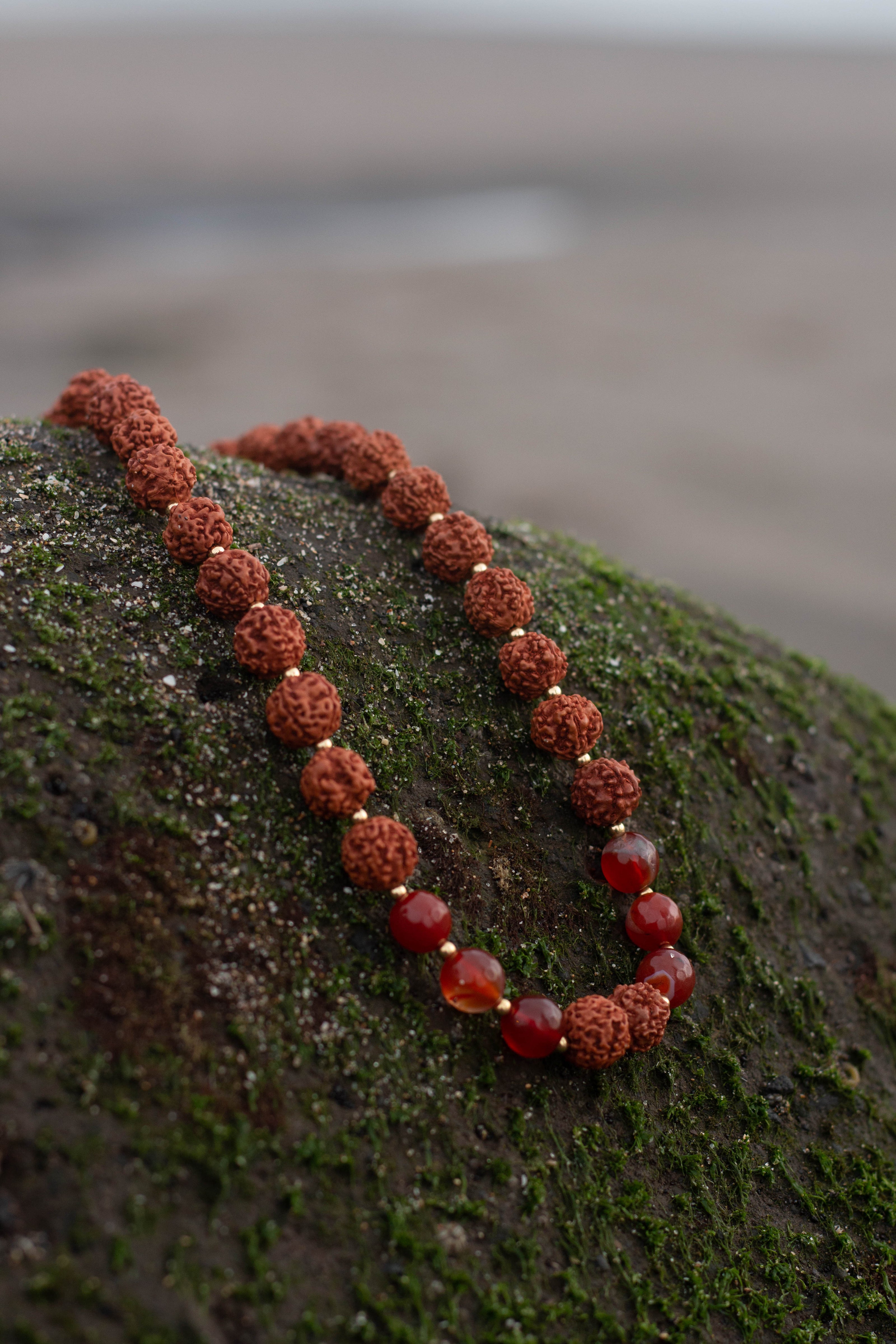 Rudraksha Beaded Necklace Sacred