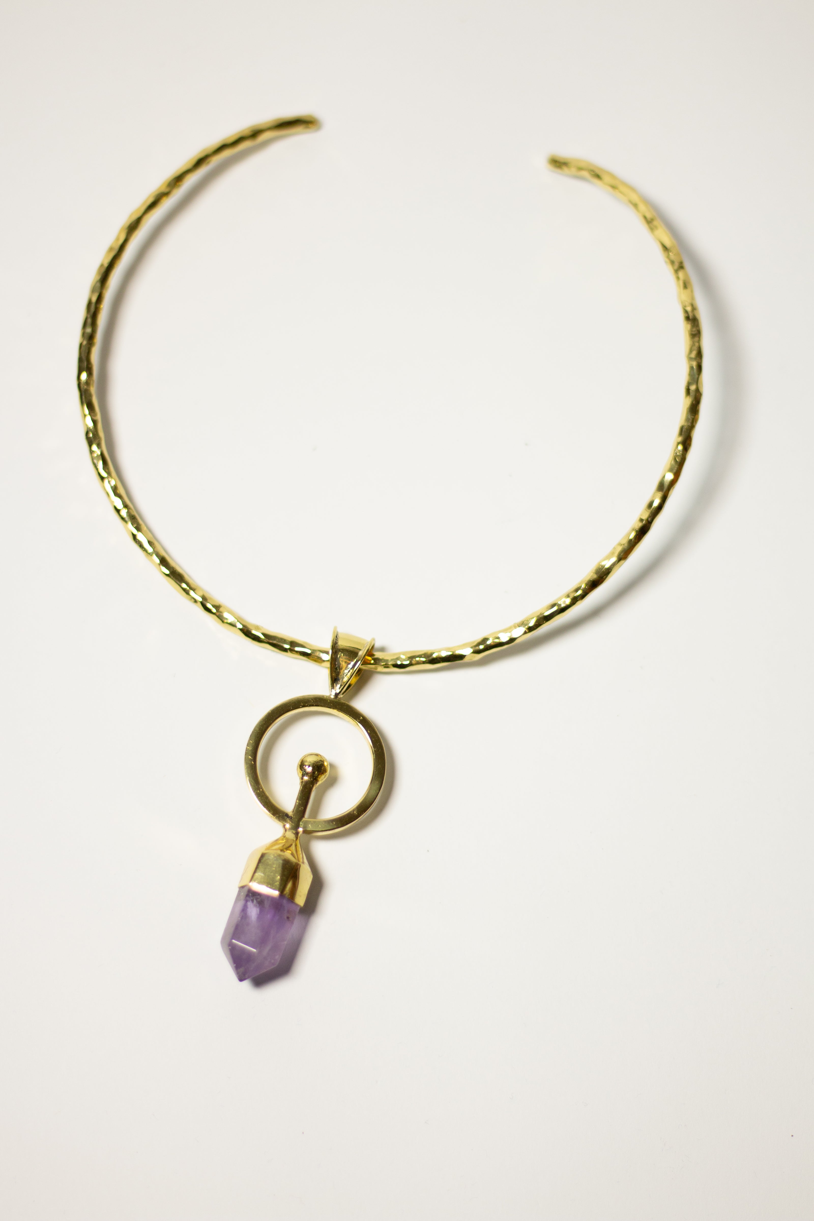 Lifeline Medical Charm with Brass Gold Necklace