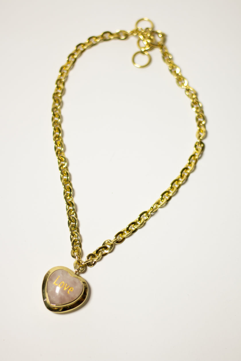 Heart Pendant Necklace Chain