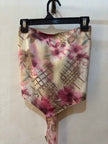 Floral Top Handkerchief