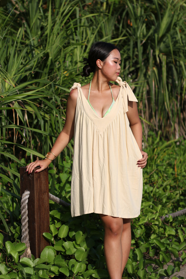 Tie Strap Mini Dress