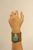 Emerald Mesh Cuff Bracelet Elevate