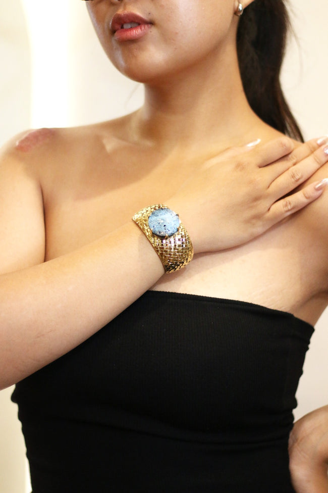 Celestial Blue Stone Statement Ring Elevate