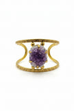 Amethyst Goddess Cuff Bracelet
