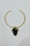 Turtle Pendant with Brass Gold