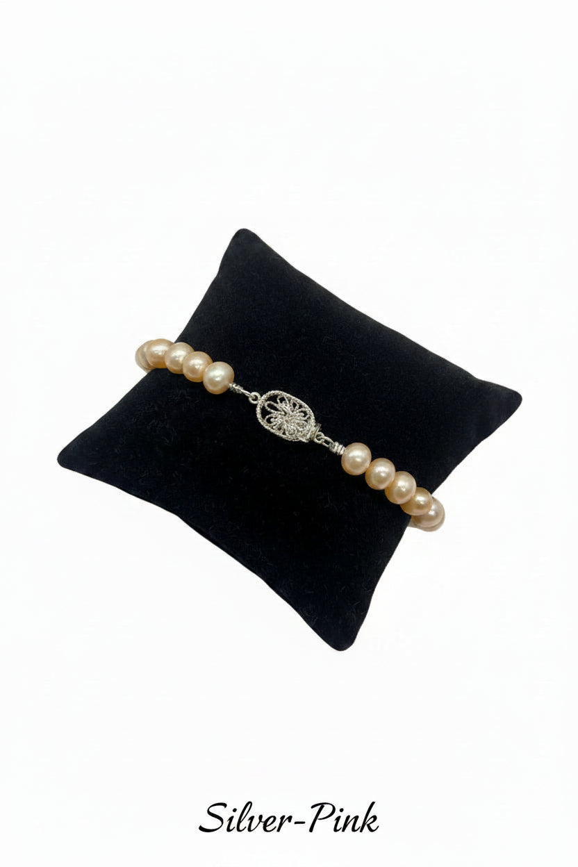 Pearl Charm Bracelet