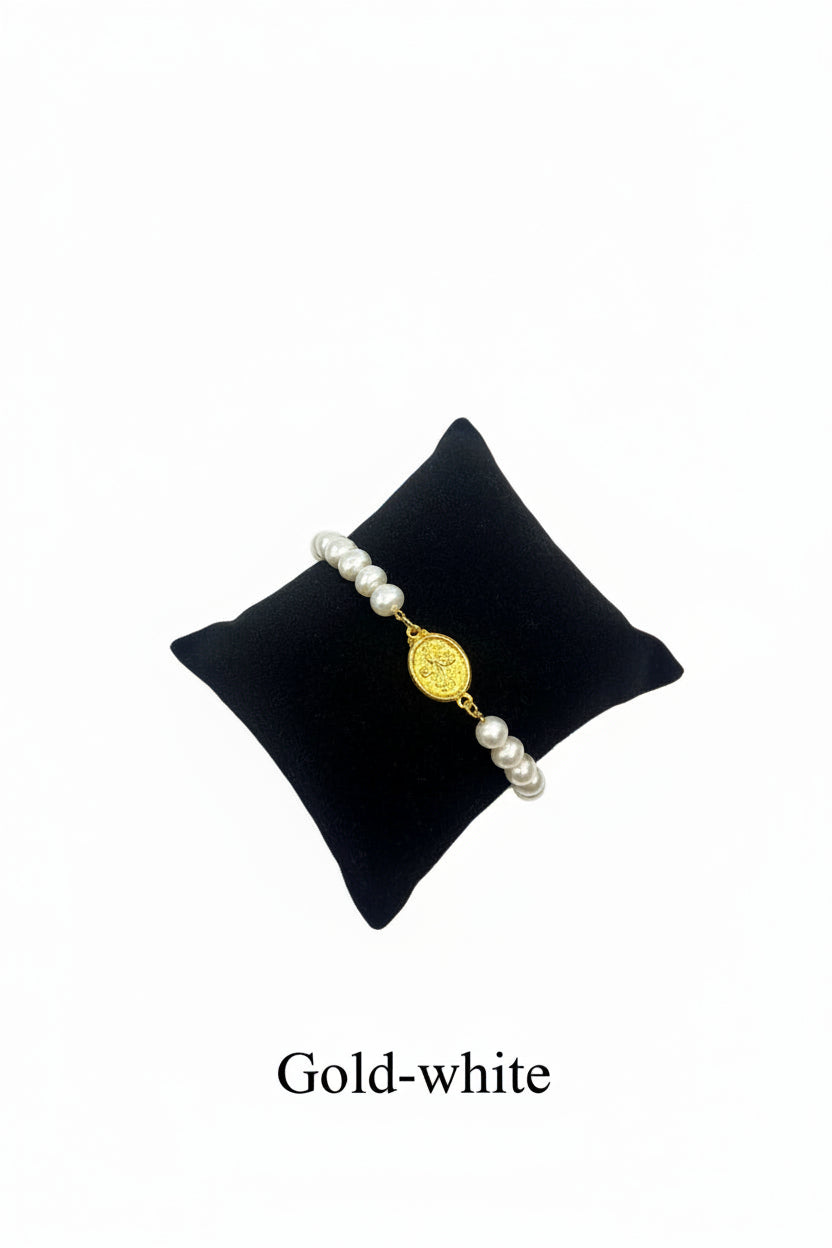 Pearl Charm Bracelet